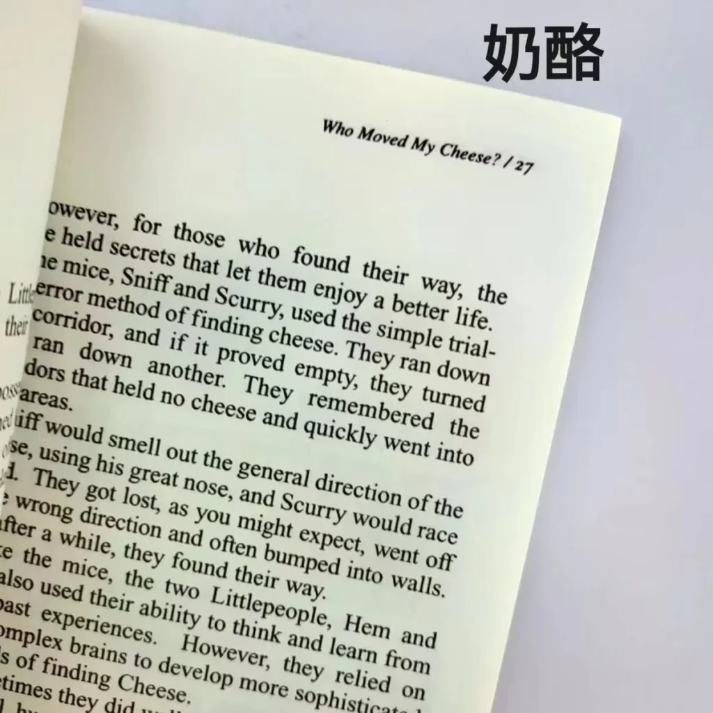 Who Moved My Cheese? – Bestselling Motivational Novel
