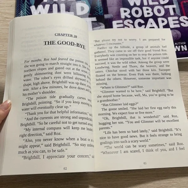3 BooksThe Wild Robot By Peter Brown - Image 4