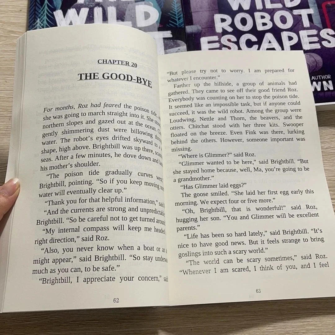 3 BooksThe Wild Robot By Peter Brown - Image 4
