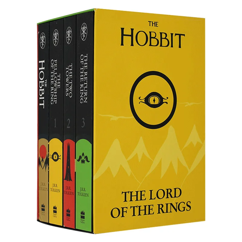 The Hobbit and The Lord of the Rings trilogy by J.R.R. Tolkien 4Books/Set - Image 5