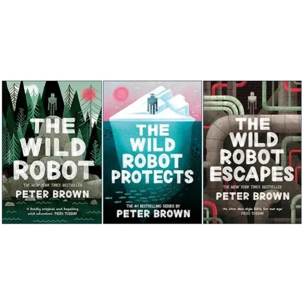 3 BooksThe Wild Robot By Peter Brown - Image 6