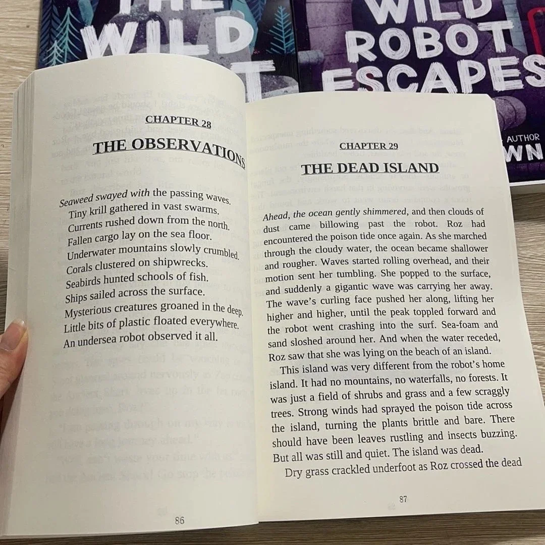 3 BooksThe Wild Robot By Peter Brown - Image 3