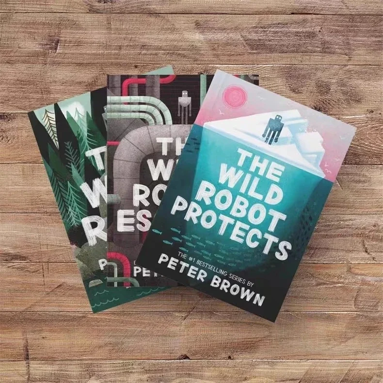 3 BooksThe Wild Robot By Peter Brown - Image 2