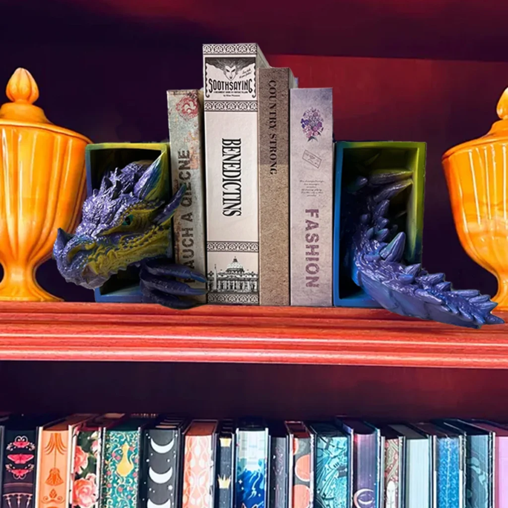 Bookshelf Decoration Dragon-Shaped Bookend