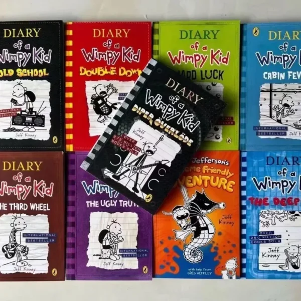 Diary of Wimpy Kid Book - 10 Books/set 1- 10/11-20 Volumes