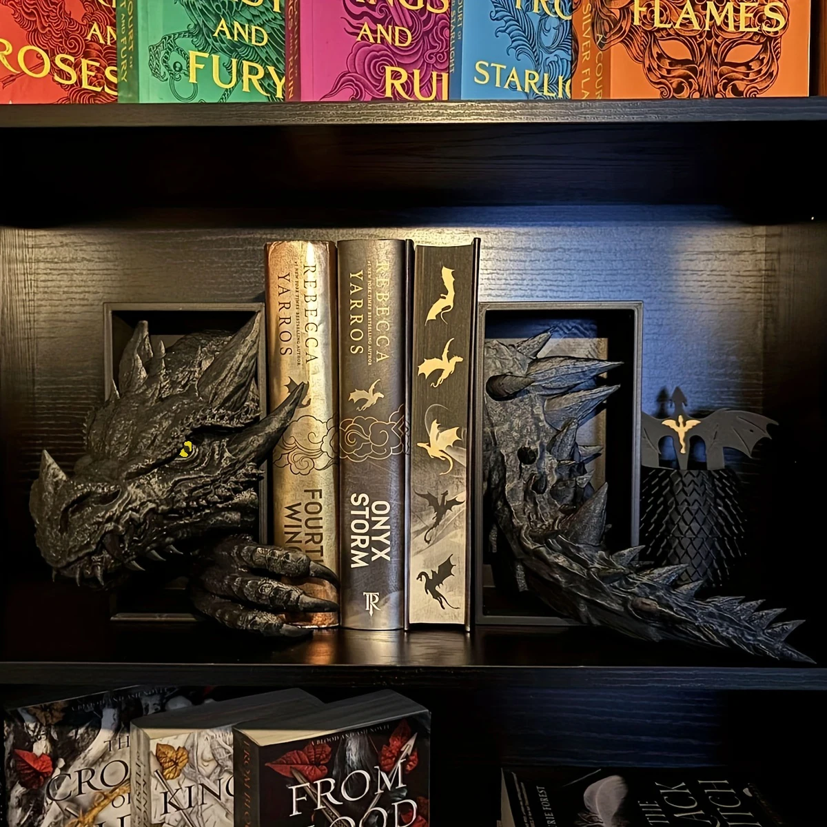 Bookshelf Decoration Dragon-Shaped Bookend - Image 2