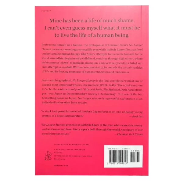 No Longer Human By Osamu Dazai