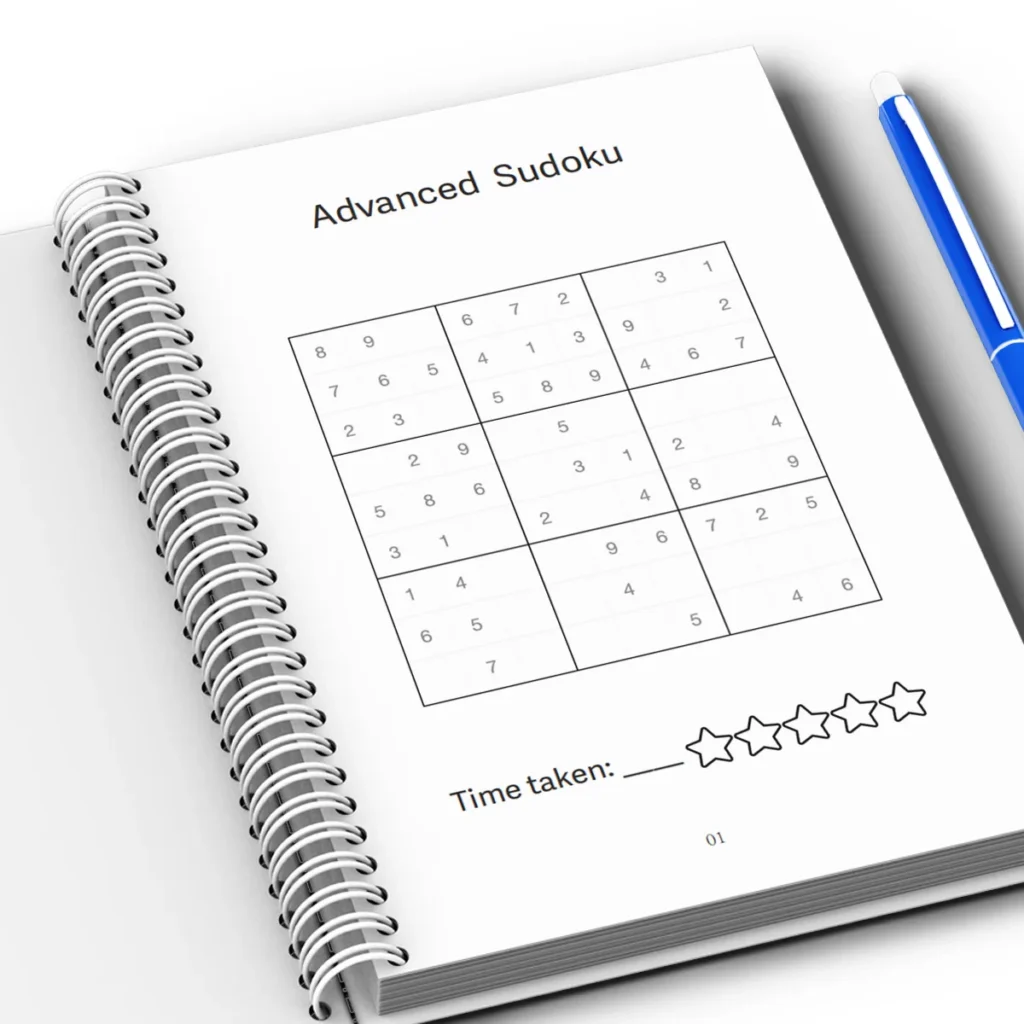 Kids Sudoku Puzzle Book – Beginner to Advanced Sudoku for Ages 3–12+