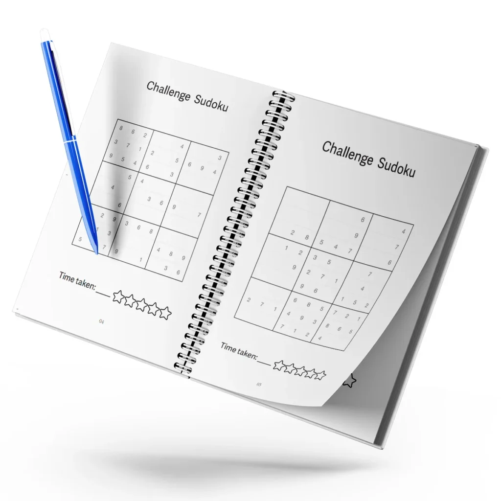 Kids Sudoku Puzzle Book – Beginner to Advanced Sudoku for Ages 3–12+