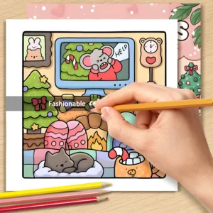 Comfy Days Coloring Book – Cute & Relaxing Coloring Book - Image 6