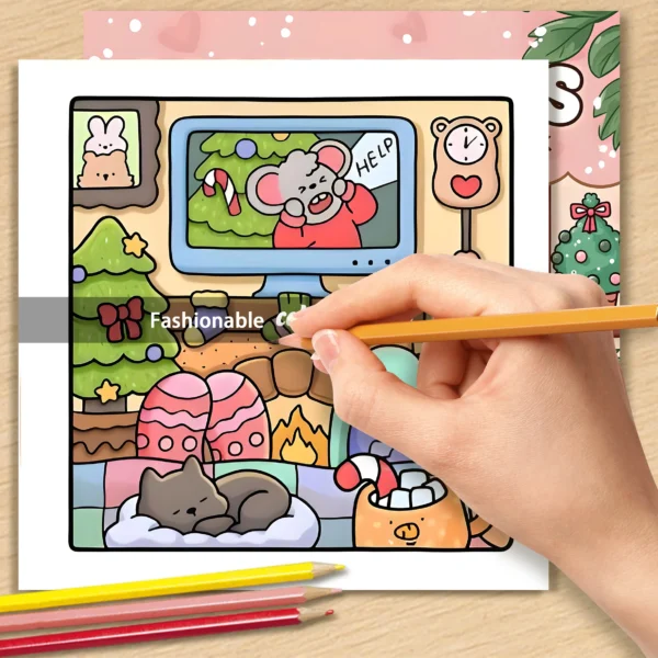 Comfy Days Coloring Book – Cute & Relaxing Coloring Book