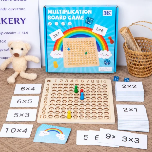 99 Multiplication Montessori Kids Learning