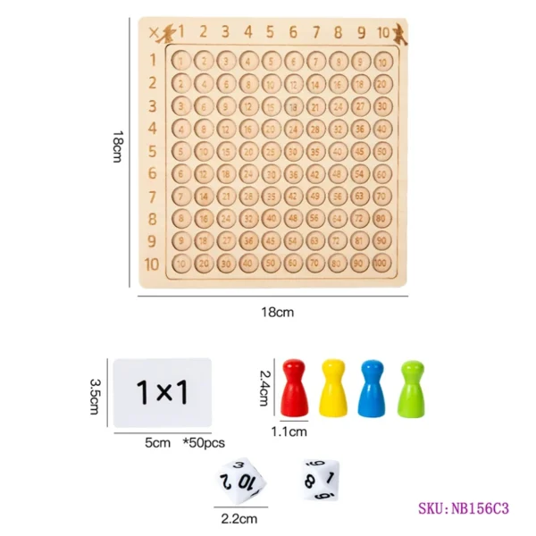 99 Multiplication Montessori Kids Learning